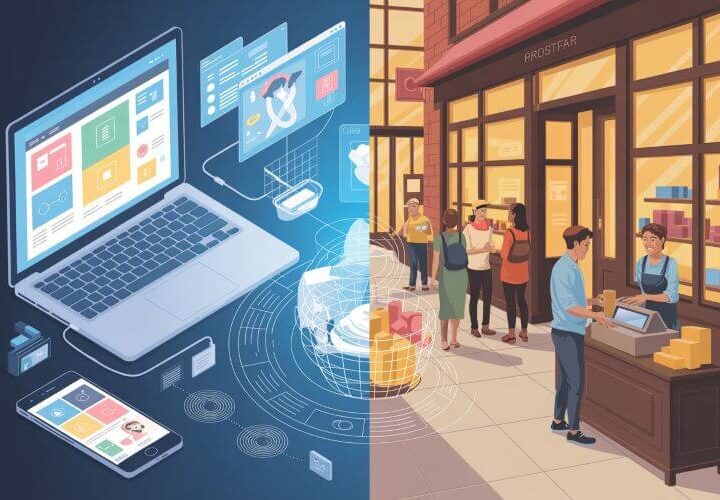 Negocios en línea vs. negocios tradicionales: Ventajas y desafíos en la era digital