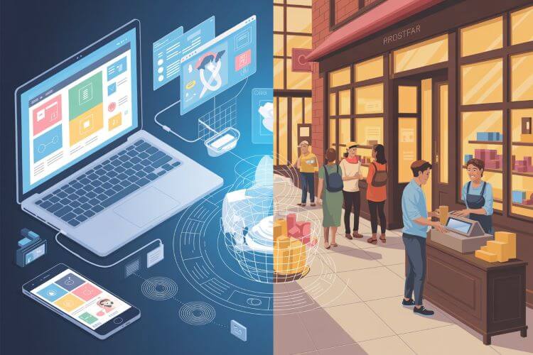 Negocios en línea vs. negocios tradicionales: Ventajas y desafíos en la era digital